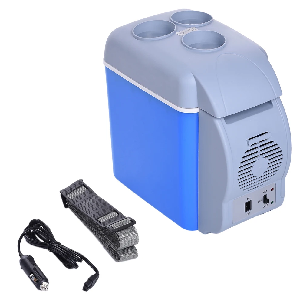 7.5L Auto Freezer Cooler &amp; Warmer Electric Fridge Mini Car Fridge Refrigerator - £44.07 GBP