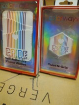 rainbow pride Twist And Grip and self-adhesive phone wallet card carrier - £15.81 GBP