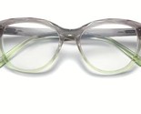 Reading Glasses ~ Two Tone GRAY/GREEN ~ Plastic Frames ~ +3.00 Strength - $23.38