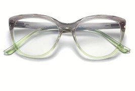 Reading Glasses ~ Two Tone GRAY/GREEN ~ Plastic Frames ~ +3.00 Strength - £18.26 GBP