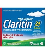 READ Claritin 24 HR Non Drowsy Allergy Medicine, Loratadine antihistamin... - $8.90