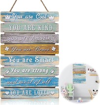 Inspirational Wall Art Wooden Rustic Hanging Motivational Wall Art - $24.00