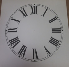 Paper Clock Dial Roman Numbers 11&quot; - £10.12 GBP