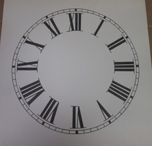 Paper Clock Dial Roman Numbers 11&quot; - $12.85