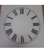 Paper Clock Dial Roman Numbers 11&quot; - $17.62 CAD