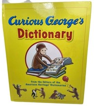 Curious George&#39;s Dictionary Hard Cover Book 2008 - £4.33 GBP