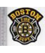 Boston Fire Department BFD Massachusetts Firefighters Ice Hockey Team Patch - $190.17 MXN