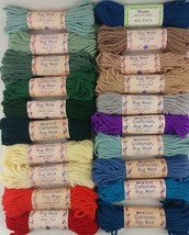 Wool Yarn 1 oz 30 Yard Bulky Skein Bernat Craftsman 20 Colors U PICK NOS Rug Vtg - £2.21 GBP+