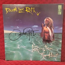 David Lee Roth Signed lp Crazy From The Heat , Original, Vintage, Great ... - $100.00