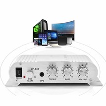 Stereo Audio Amplifier, Mini Hifi 2.1 Stereo Bass Car Home Audio Power, ... - $29.92