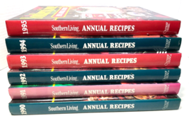 Southern Living Annual Recipes Cookbooks Lot of 6 1990 thur 1995 Hardcover - £19.52 GBP