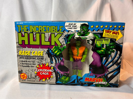 1991 Toy Biz Marvel Superheroes The Incredible Hulk Rage Cage Factory Sealed - £39.65 GBP