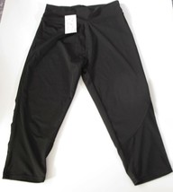 ST Activewear Pull up Pants Black Sz S/M Elastic Waist 26in - $8.81