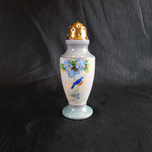 Blue and White Lusterware Floral Shaker Jar # 22292 - £11.64 GBP