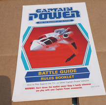 Mattel  Captain Power and the Soldiers of the Future Battle Guide 1987 Rules - £7.46 GBP