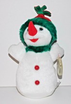 Ty Beanie Baby Snowgirl Plush 9in Winter Stuffed Animal Retired with Tag 2000 - £3.98 GBP