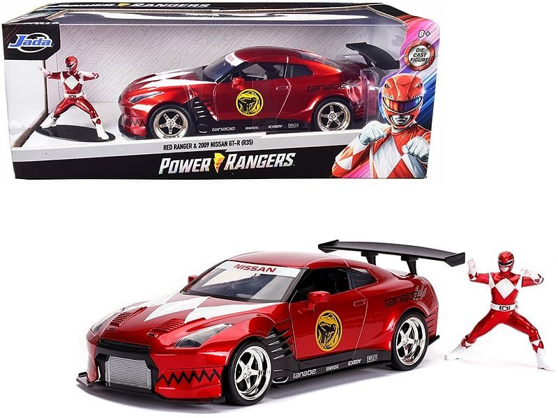 2009 Nissan GT-R (R35) Candy Red and Red Ranger Diecast Figurine 