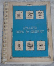 Atlanta Cooks for Company Southern Cookbook Atlanta Music Club Vintage  - £7.02 GBP