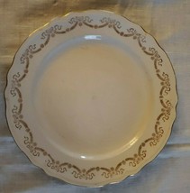 Vintage Edwin Knowles Dinner Plate KNO10 Ribbons Swag Christmas MCM - $12.38