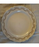 Vintage Edwin Knowles Dinner Plate KNO10 Ribbons Swag Christmas MCM - $12.38