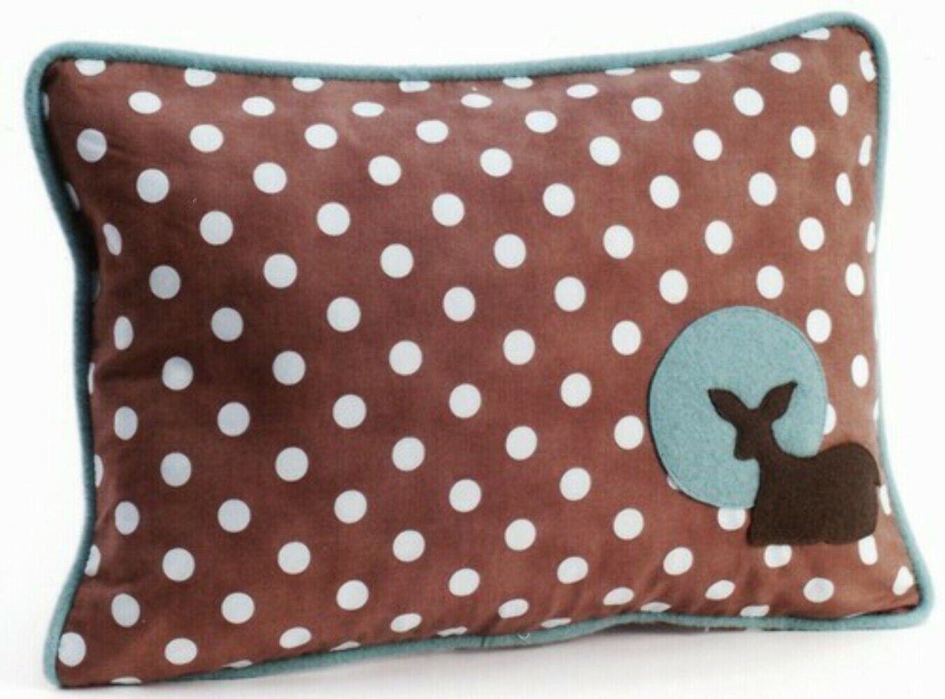 Fawn Polka Dot Decorative Throw Pillow, Complete with Pillow Insert - £50.16 GBP