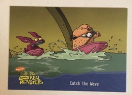 Aaahh Real Monsters Trading Card 1995  #35 Catch The Wave - $1.97