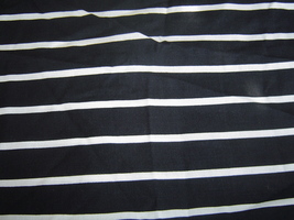  Black and White Striped Fabric  - $6.00