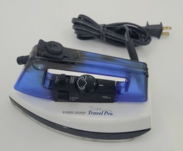 Black And Decker Travel Pro Steam Compact Foldable Electric Travel Iron - $21.79