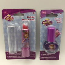 Disney Princess Sofia the First Makeup Play Pink Lip Stick Purple Nail P... - £7.96 GBP