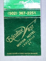 Executive West Hotel Motel Resort Louisville Kentucky Matchbook Cover Ma... - $3.95