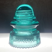 Vintage Hemingray 19 Electric Telephone Pole Blue Glass Insulator USA - £9.57 GBP