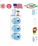 Rustic Grey 5 Gallon Water Bottle Holder with Adjustable Feet &amp; Easy Ass... - $1,403.02 MXN