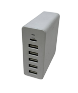 Insignia 6 Port USB 58W Power Adapter Wall Charger 5V Samsung Apple Phon... - $27.02 CAD