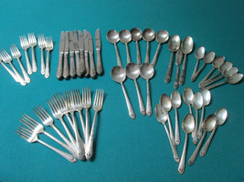Edwards And Holmes Silverplate Flatware 1937 Lovely Lady Designer: Edward J. Con - £175.52 GBP