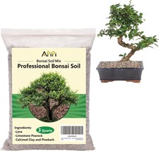Apipi 3 Quarts Bonsai Soil, Natural Organic Soil Pre-Mixed Ready to Use - $10.99