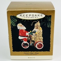 Hallmark Keepsake Santa Sing Along Light &amp; Music Ornament 1994 Vintage NIB new - £7.08 GBP