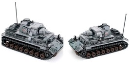 German Panzer IV Building Blocks Toy Tank Set - £50.81 GBP