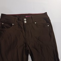 GoGo Star Mid-Rise RN#121773 Women's Brown Stretch Skinny Jeans Size L (28×30) image 14