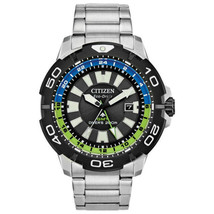 Citizen Promaster Eco Drive 44mm Case Stainless with Silver Bracelet Men... - £319.70 GBP