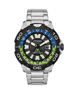 Citizen Promaster Eco Drive 44mm Case Stainless with Silver Bracelet Men... - £315.99 GBP