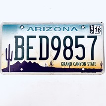 2016 United States Arizona Grand Canyon Passenger License Plate BED9857 - $18.80