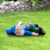 Christmas Gifts Drunk Dwarf Garden Gnome Drunken Ornament Decor Yard Patio Lawn - £14.15 GBP