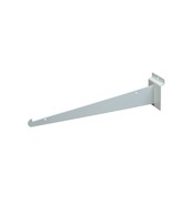 New 12&quot; Slatwall Knife Shelf Brackets With Lip - White 8 pcs - $42.51