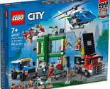 LEGO CITY: Police Chase at the Bank (60317) 915 Pcs NEW (See Details) Fr... - £124.75 GBP