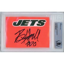 Breece Hall Auto New York Jets Signed Football Pylon Beckett Autograph Slab NY - £101.22 GBP