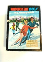 Vintage American Aces Men&#39;s Size 5 Figure Skating Ice Skates Black Style... - $39.99