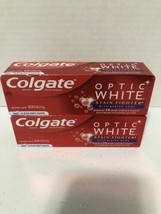 Colgate Optic White Stain Fighter Clean Mint w/ Baking Soda Toothpaste 4... - £5.66 GBP