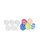 Mini Easter Egg Metal Cutting Dies/ Metal Stencils/ Embossing Card/ Scra... - $91.16 MXN