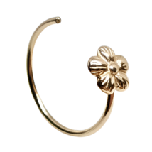 Anillo para la nariz Flor de oro abierto Aro de 9 quilates y 8 mm 22 g (0,6... - £16.67 GBP