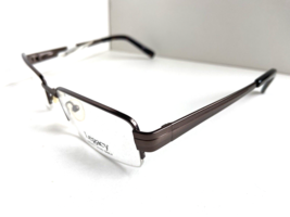 New Legacy MR 1001 54-19-140 Semi-Rimless Brown Men&#39;s Eyeglasses Frame B1 - $694.33 MXN